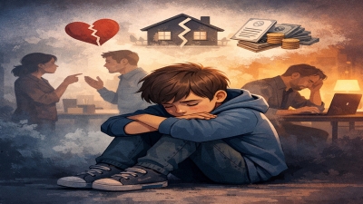 Gdy dzieci niosą ciężary dorosłych